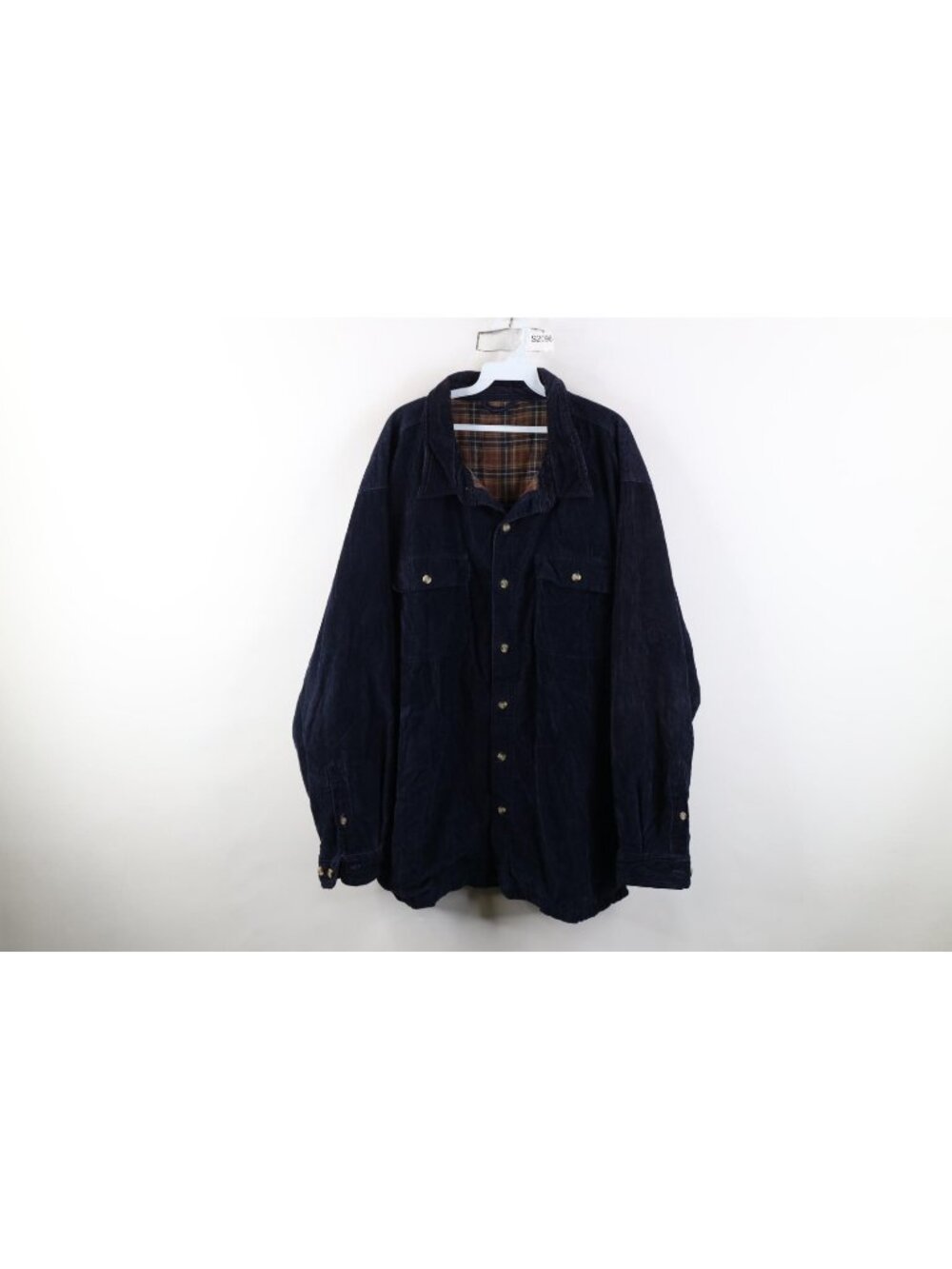 Vintage 90s Streetwear Mens 2XL Lined Corduroy Button Shirt Jacket Jac Shirt